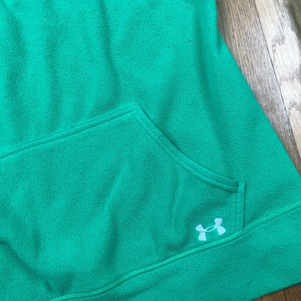 Under Armour Jacket Womens Medium Green Long Sleeve Pullover Top‎